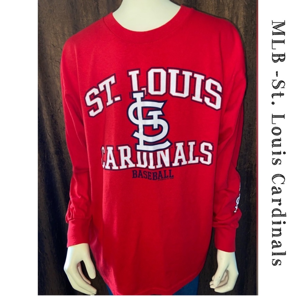 Saint Louis Cardinals Long Sleeve Genuine MLB shirt-men’s Lg-Like new condition